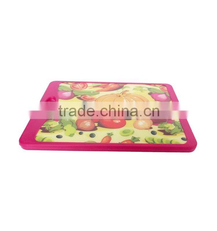 Professional vegetable chopping board set with deco