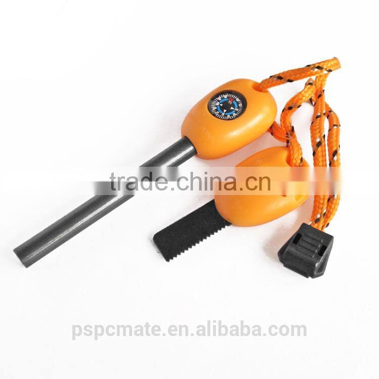 mini Emergency Flint Fire Starter Rod Lighter Magnesium camping kits tool