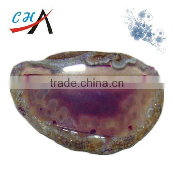 dyed purple agate slices for wholesale