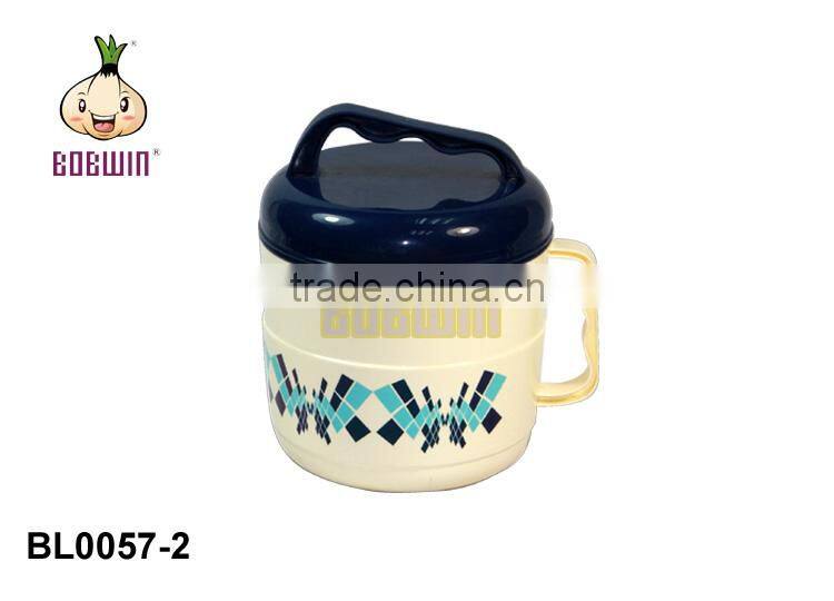 1.3L lunch box with handle stainless steel bowl inner