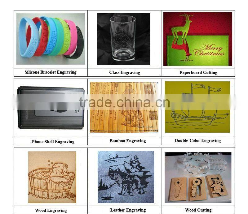 cnc router ql-1610 3d 80w reci laser cutting machine