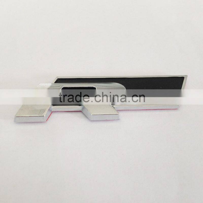 Promotion cheap custom ABS plastic 3d chrome car brands logo names