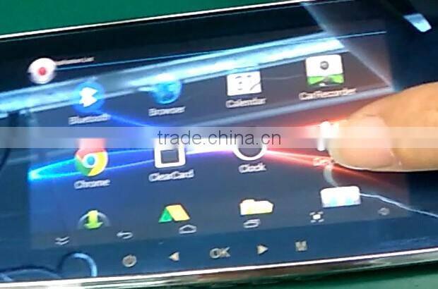 Android Navigation Dual Camera Car DVR Rear view mirror