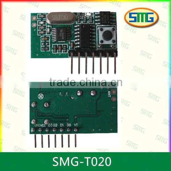 high-quality rf modulator/433mhz rf tx rx module /433mhz rf module SMG-T020