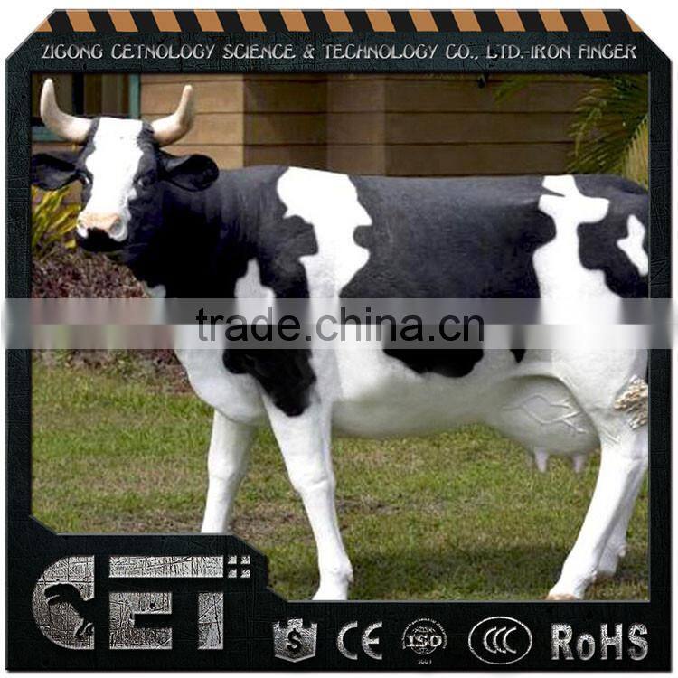 Cetnology hot sale fiberglass life size cow statue for sale