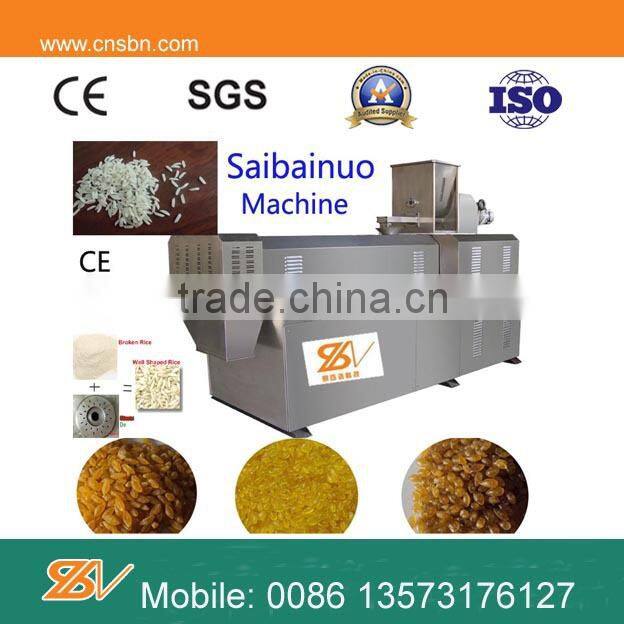 Export reinforced nutritional rice extruder machine processing line