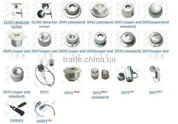 supermarket, clothes/garment stores use super magnetic hard tag detacher with 8000GS magnet easy removal eas tags with pins