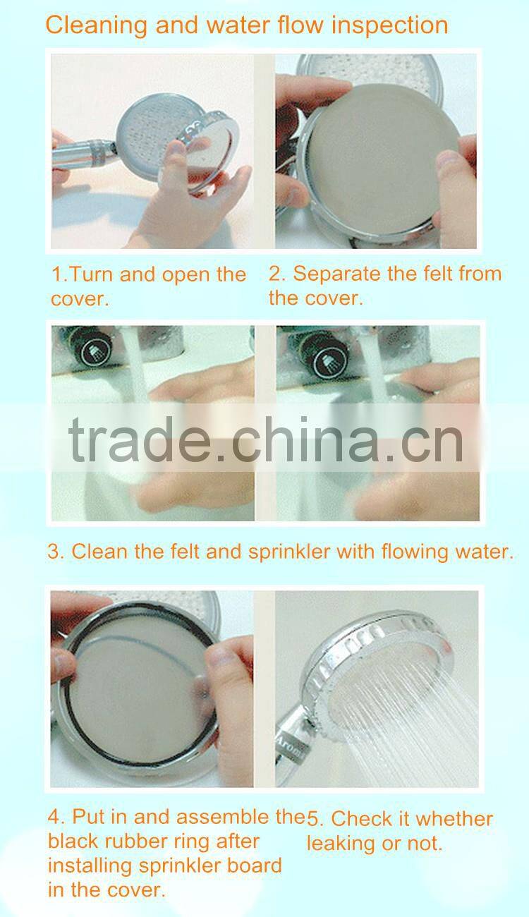 Shower Head with Ceramic Ball Filter/Aromas