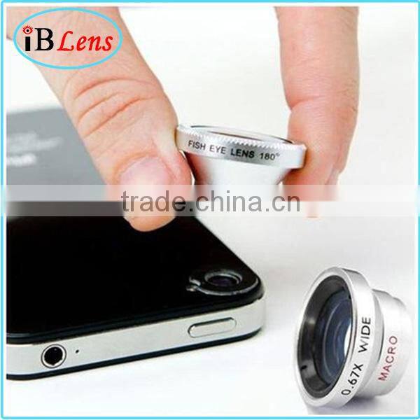 2015 hot products for phone accessory! Magnetic 3 in 1camera lens wide angle+ macro+ fisheye lens camera lens for mobile phone
