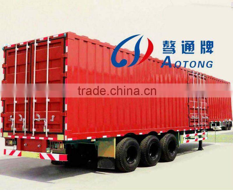 Cargo box semi trailer