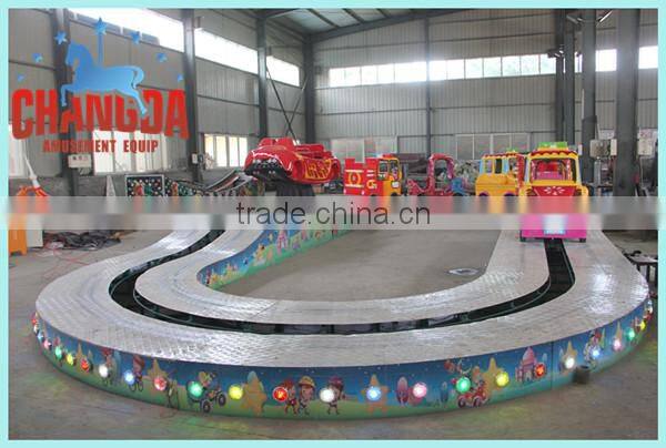 Shopping mall outdoor play kiddy ride climbing cars