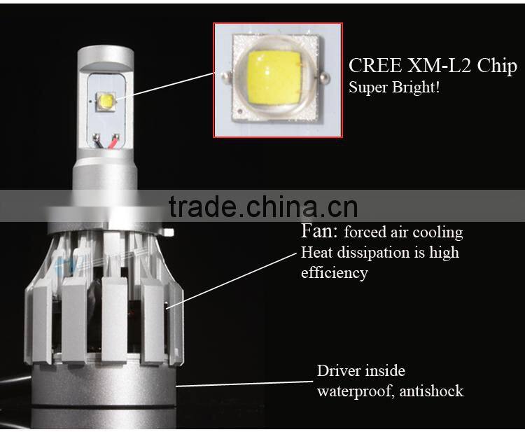 Super Bright 2000lm New Cool White 6500K Car LED Headlight MT G2 LED for Audie