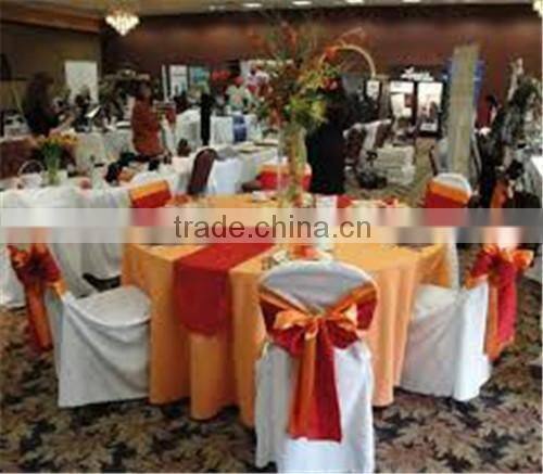 2014 Wholesale Fancy High Quality Orange Table Runner