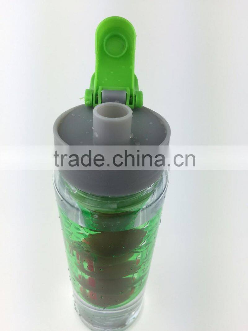 2016 new tritan water fruit infuser joyshaker bottle, water bottle fruit infuser, bottle infuser