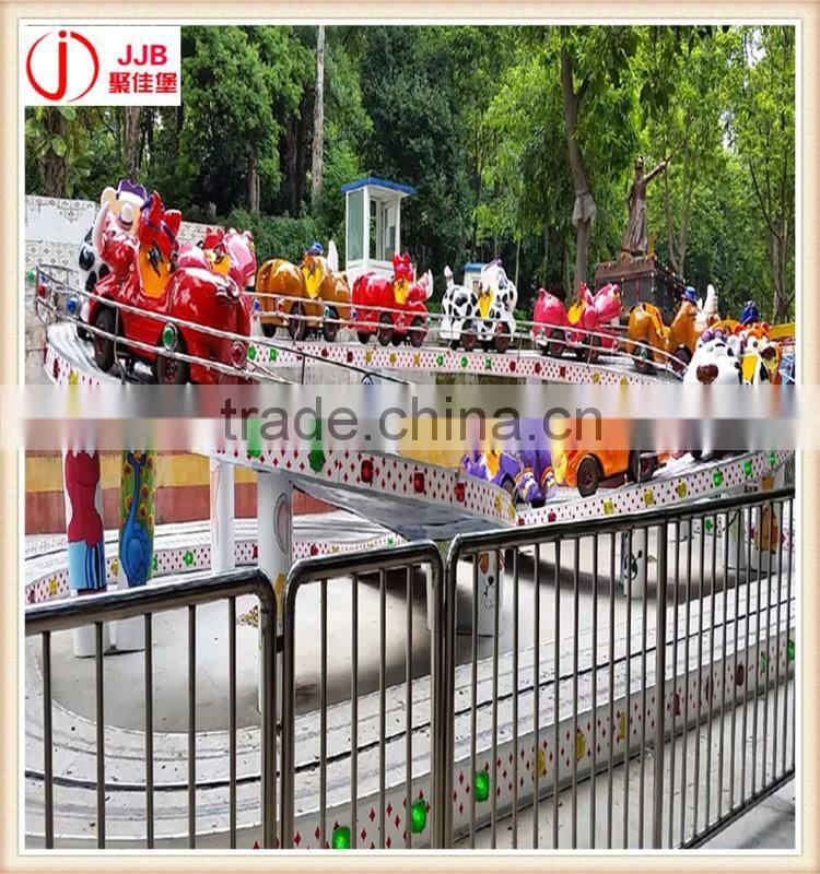 High quality Amusement Park cartoon ride Mini electric Train