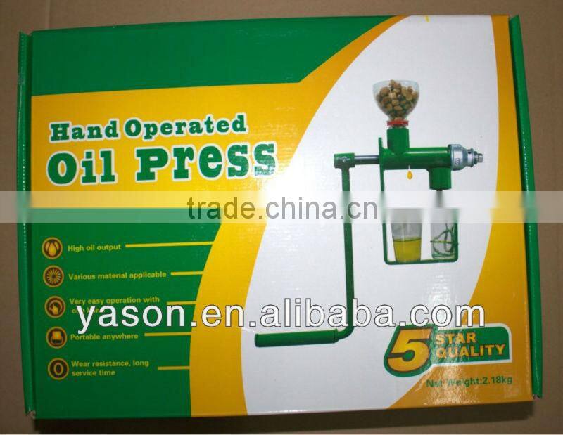 Hot selling Hand operete oil press machine