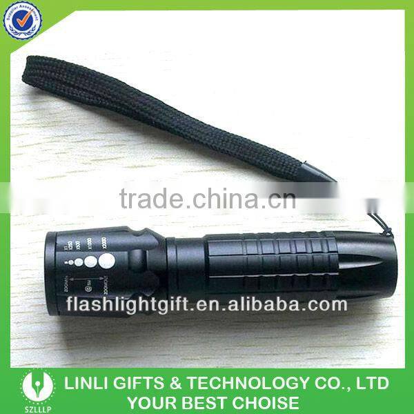 Cree xpe led aluminum zoom flash light