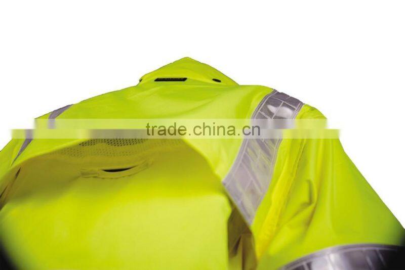 high visibility functional reflective safety jacket