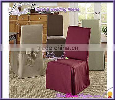 hunter green stripe dining chair covers with side pleats and two wings for dining chairs