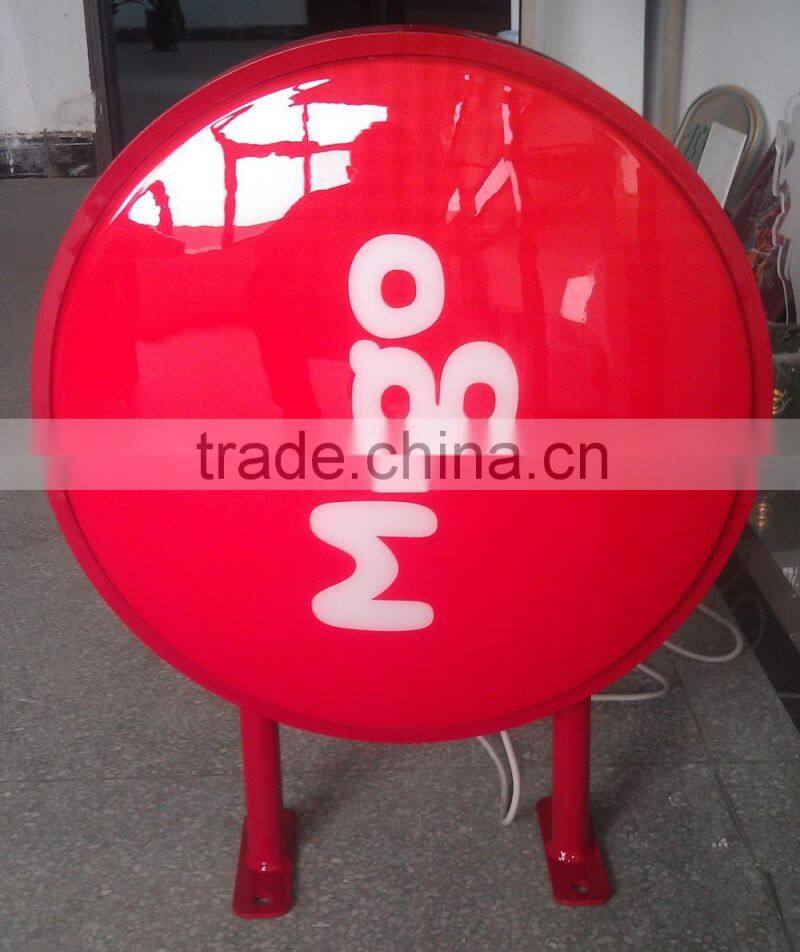 acrylic material square shape acrylic LED lighting box