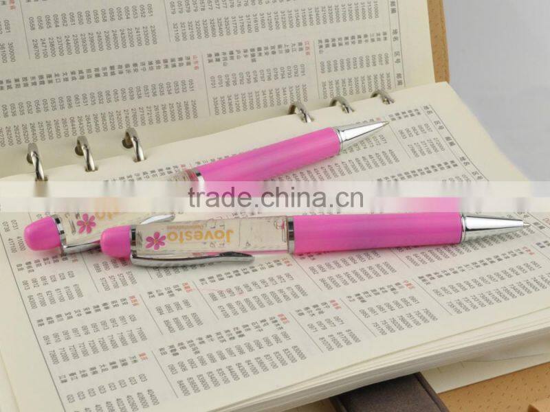 Liquid Floating pen in Ballpoint pens Plastic silver