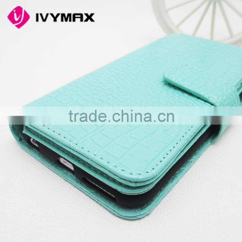 Pu case cover for iphone 6 plus , mobile phone accessories factory in china