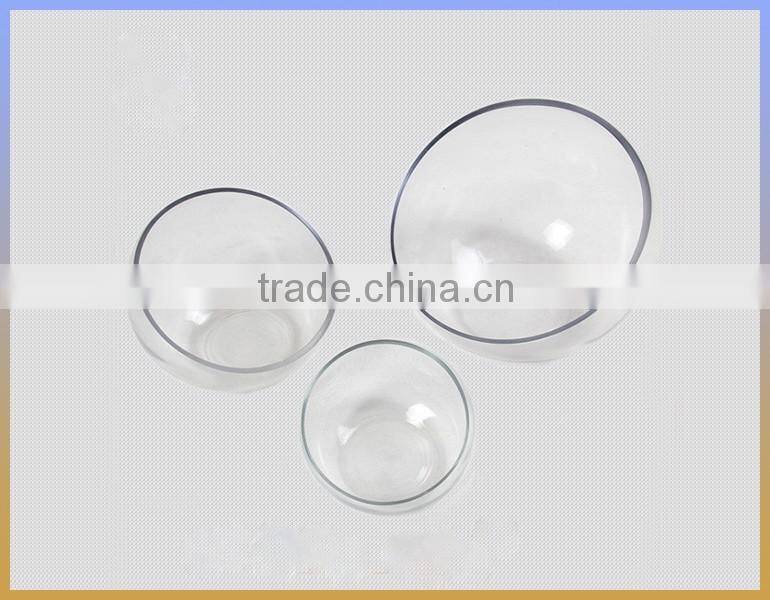 wholesale cheap good quality large glass fish bowl, round glass fish bowl fish shaped
