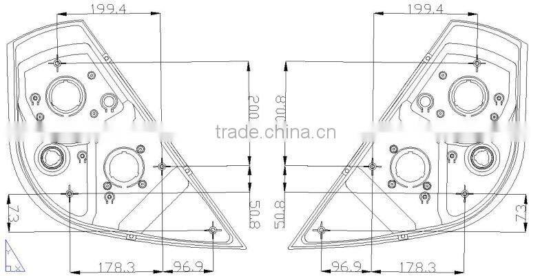 LED Daewoo Bus Head Light