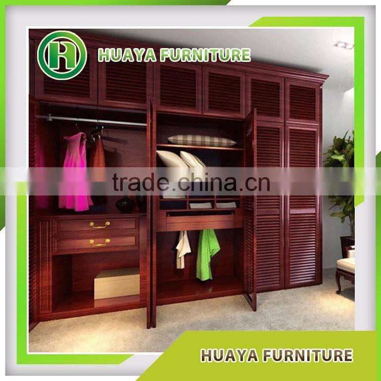 european style modern waterproof plywood wardrobe