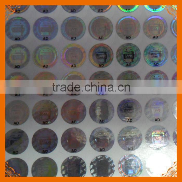 custom made 3d hologram sticker for id card