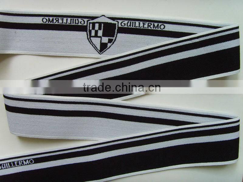 Polyester custom jacquard elastic webbing