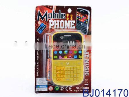 Kids plastic mobile phone toy cheap yellow berry mobile toy