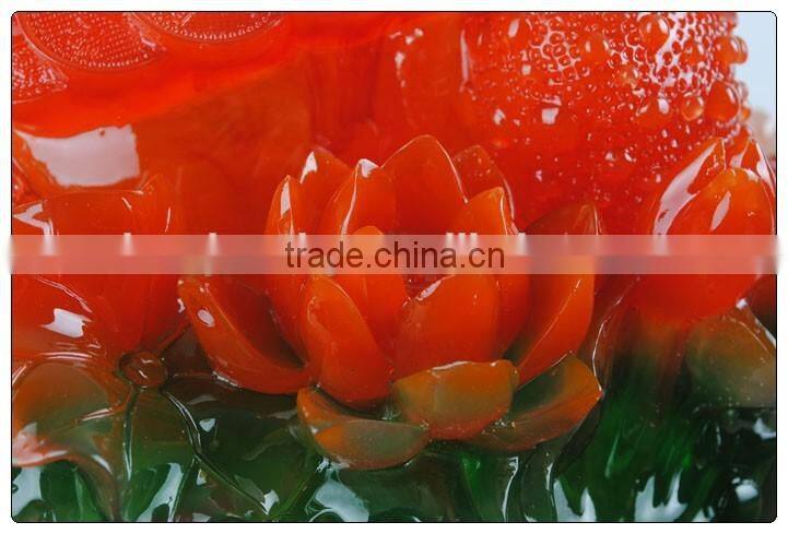 Jade color Money frog feng shui statue ,Large size money frog