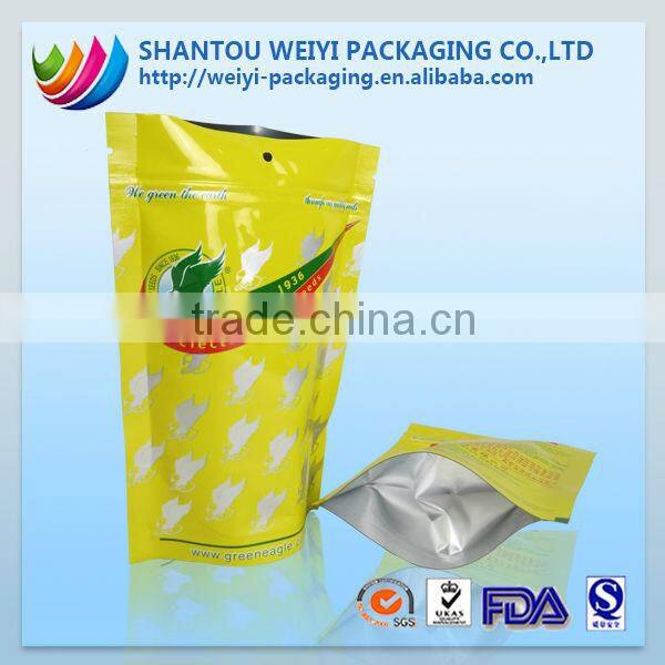 custom printed square bottom flower seed packaging doypack packaging