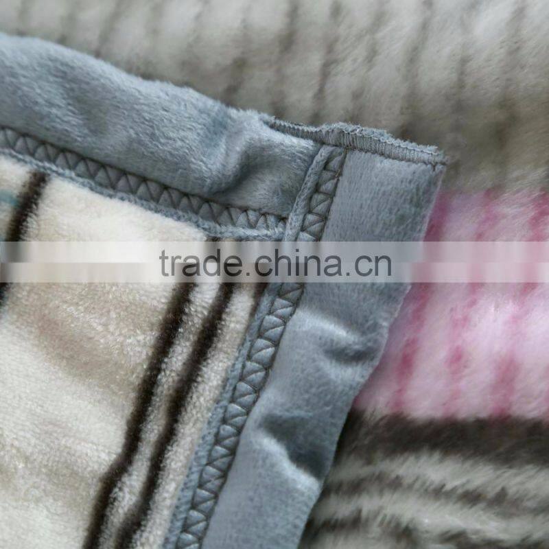 wholesale super soft plush animal raschel blanket