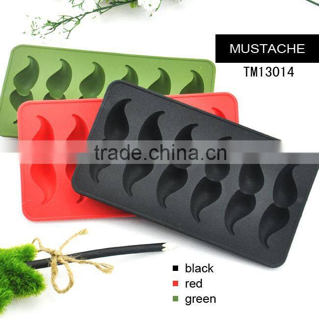 Novelty mustache wholesale ice cube tray, make your own ice tray