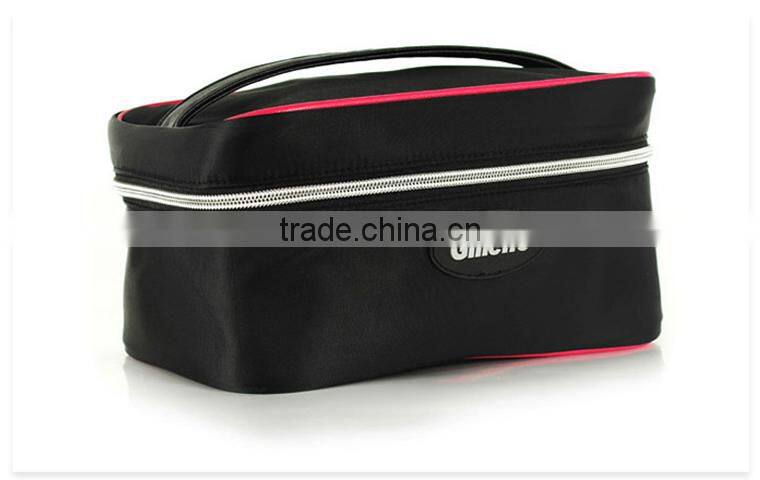 Black Fiber Waterproof Tote Makeup Case Box