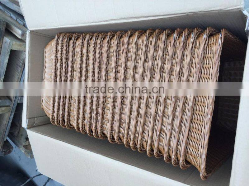Hot selling wholesale high quality natural handmade decorative cheap wicker bread display basket