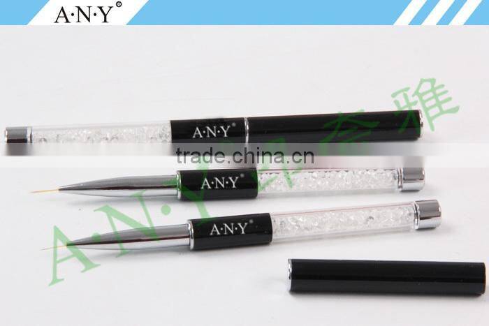 ANY Nail Art Beauty Care Crystal UV Gel Nails Design Liner Painting Nail Artist Nail Brushes