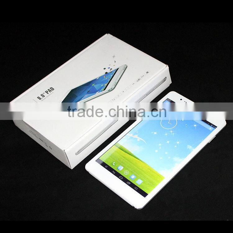2014 Newest 8" pc tablet Android 4.2.2 MTK8389 8inch android tablet 3g