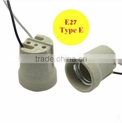 Porcelain Ceramics E27 light bulb lamp socket base holder