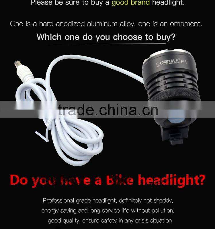 Luckysun powerful XML L2 1000 lumen Bike light headlamp Head front Lights
