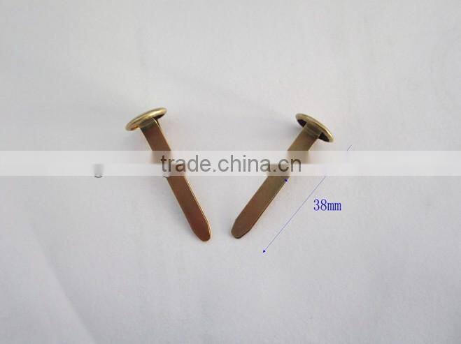 Hot Selling Paper Fasteners with gold plated color
