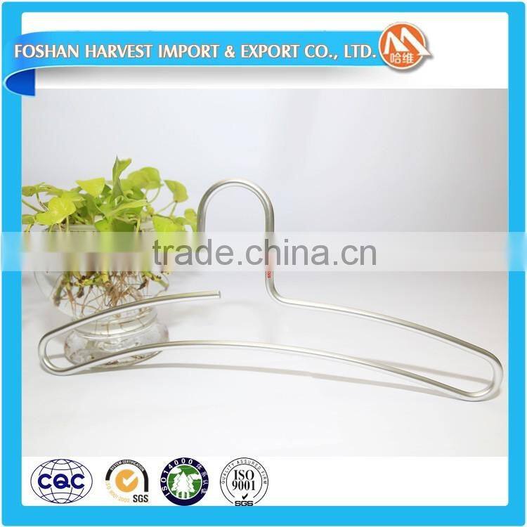 Factory direct sale customize different types adjustable non-slip space-saving aluminum clothes hanger