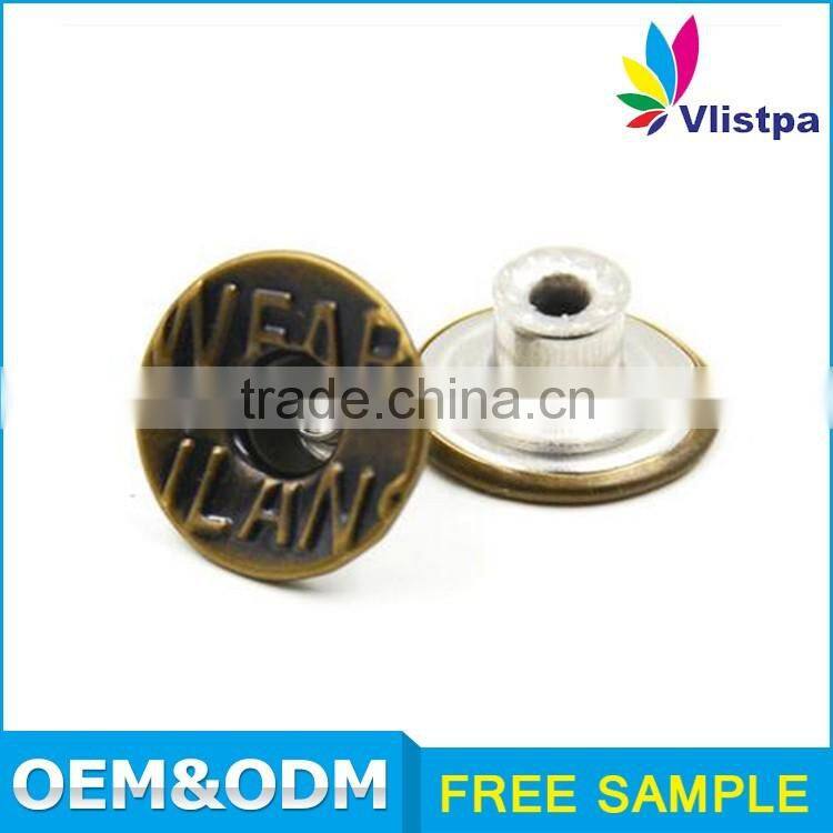for babies clothing 19mm leather jacket snap buttons