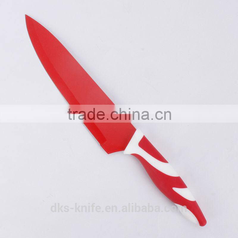 KP1301GB8P Set of 8pcs with Gift Box Black Coating NonStickKitchen cutlery knives