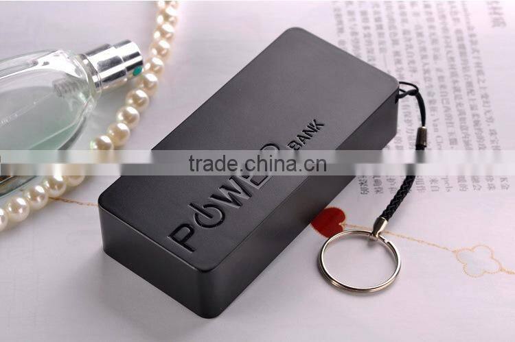 Slim keychain style portable usb charger power bank 5200mah