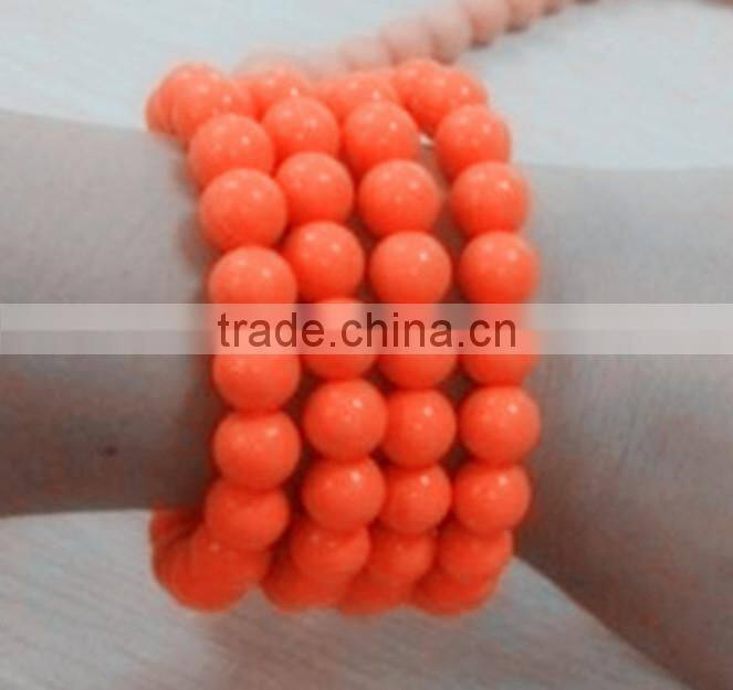 Baby teething silicone bead bracelet bangle
