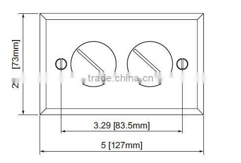 cUL UL Flush rectangular floor socket box