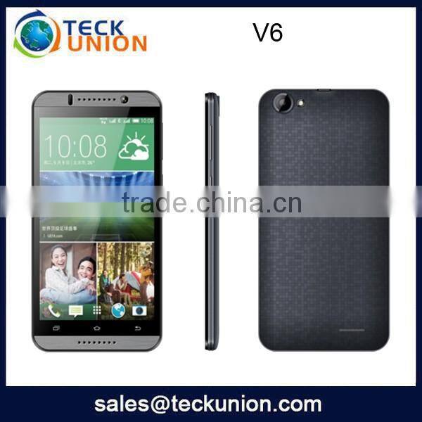 V6 5.5nch cheap big screen android mobile phone quad band dual core 3g cell